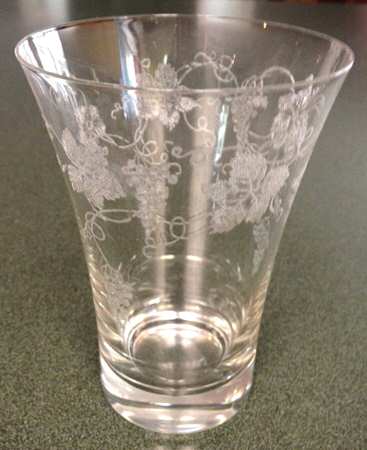 New Vintage Grape (Non Optic, Stem 858, Etch 227) 8 Oz Flat Tumbler