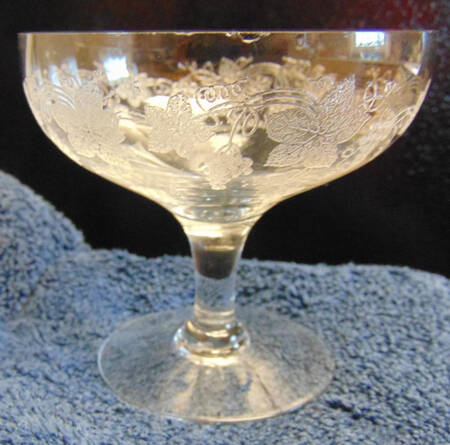 New Vintage (Stem 863, Etch 227) Low Sherbet