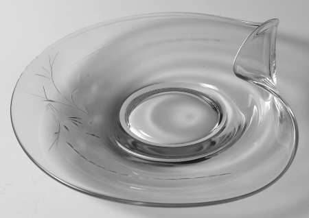 Nosegay Contour Blank Snack Plate