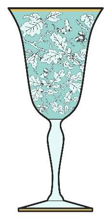 Oakwood Blue (Iridescent Brocade) by Fostoria