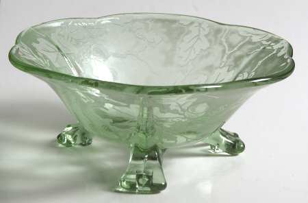 Oak Leaf Green (Brocade) Mint Dish