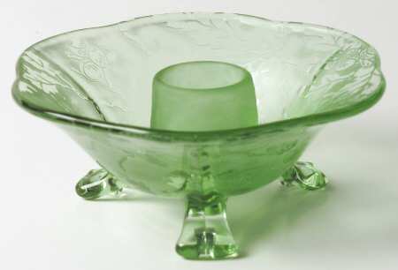 Oak Leaf Green (Brocade) 2" Single Light Candlestick