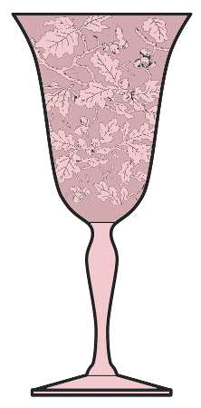 Oak Leaf Pink (Brocade) by Fostoria