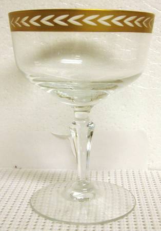 Olympic (Gold Trim) Champagne/Tall Sherbet