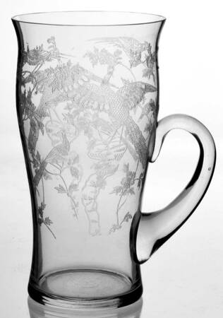 Oriental (Stem 766, Etch 250) Handled Tumbler