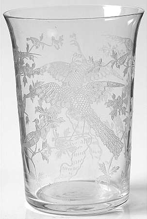 Oriental (Stem 766, Etch 250) 8 Oz Flat Tumbler
