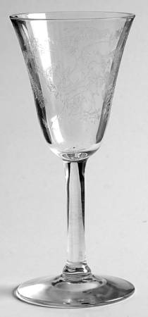 Oriental (Stem 766, Etch 250) Cordial Glass