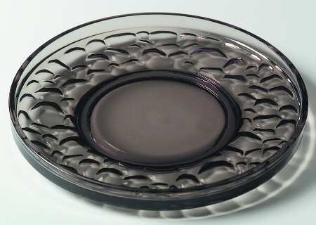 Pebble Beach Smoke (Black Pearl) Luncheon Plate