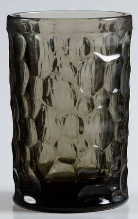 Pebble Beach Smoke (Black Pearl) Flat Juice Glass
