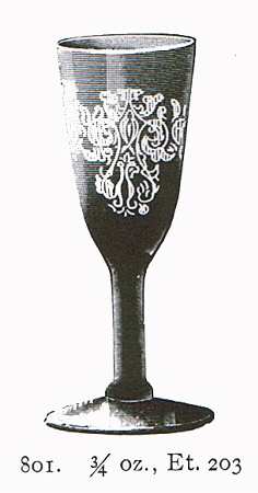 Persian Scroll Small Brandy Glass