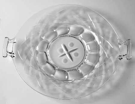 Pilgrim Handled Cake Plate
