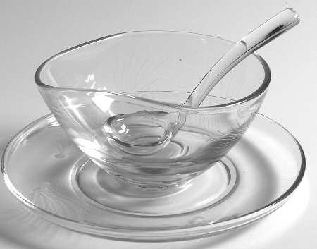 Pine Mayonnaise Bowl, Underplate and Ladle
