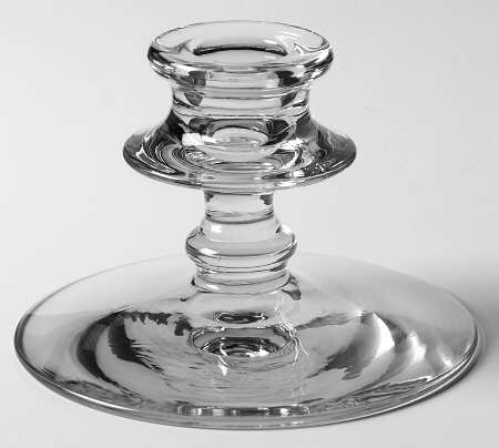 Pioneer Clear Single Light Candlestick