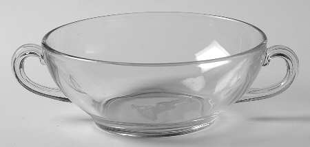 Pioneer Clear Cream Soup Bowl Only