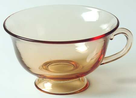 Pioneer Amber Footed Cup