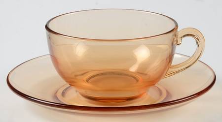 Pioneer Amber Cup & Saucer Set