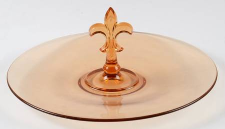 Pioneer Amber Center Handle Tray