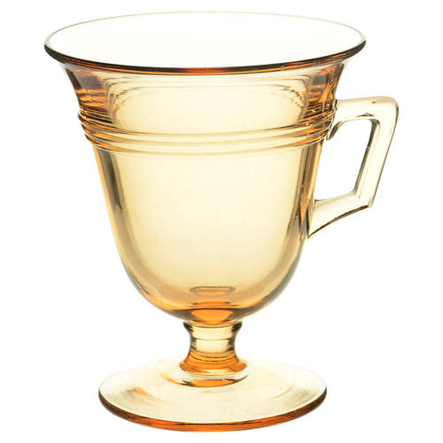 Priscilla Amber (Stem 2321) Handled Custard Cup