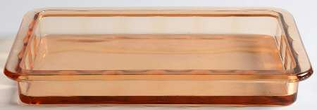 Priscilla Amber (Stem 2321) Rectangular Tray