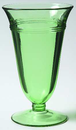 Priscilla Green (Stem 2321) Footed Tumbler