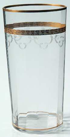 Princess (Stem 5082, Gold) 12 Oz Flat Tumbler