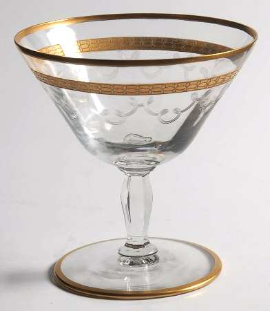 Princess (Stem 5082, Gold) Low Sherbet