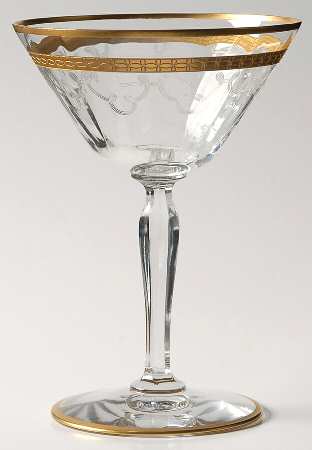 Princess (Stem 5082, Gold) Champagne/Tall Sherbet