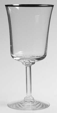 Princess Clear (Platinum Trim) by Fostoria