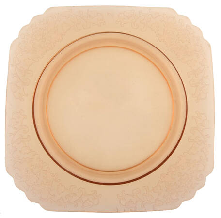Queen Anne Amber (Etched) Bread & Butter Plate