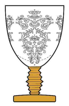 Queen Anne Amber (Etched)