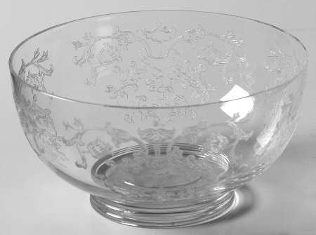 Queen Anne (Etched) Finger Bowl