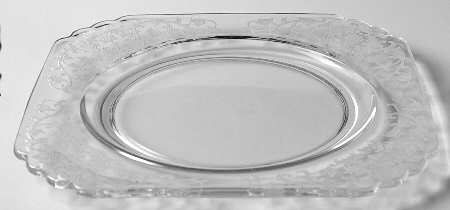 Queen Anne (Etched) Square Plate