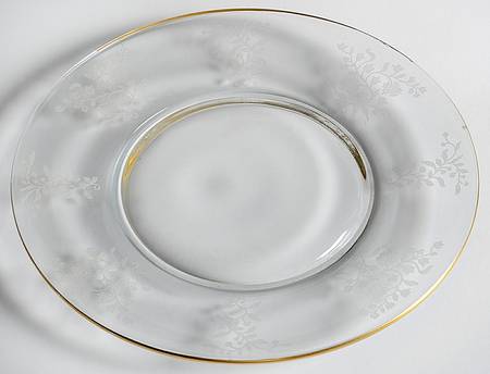 Rambler (Stem 6012, Gold Trim) Luncheon Plate