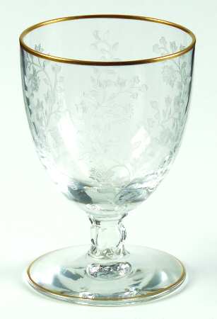 Rambler (Stem 6012, Gold Trim) Oyster or Fruit Cocktail