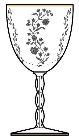 Rambler (Stem 6012, Gold Trim)