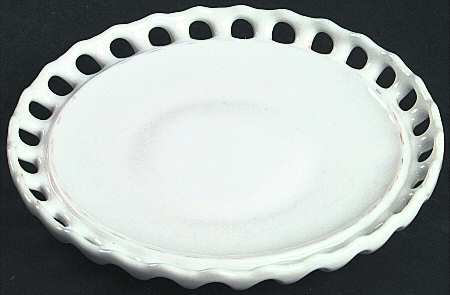 Randolph Milk Glass Tray