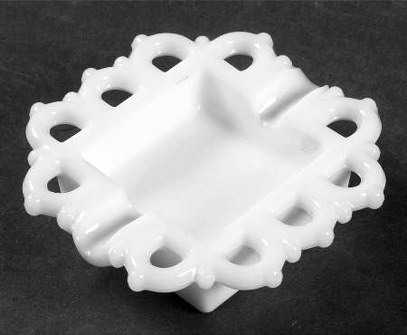 Randolph Milk Glass Ashtray