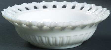 Randolph Milk Glass 6" Nappy