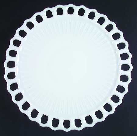 Randolph Milk Glass Buffet Plate