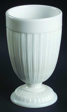 Randolph Milk Glass 9 Oz Footed Tumbler