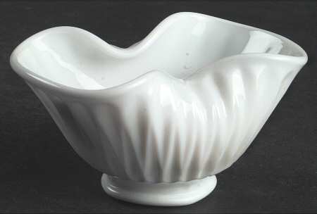 Randolph Milk Glass Pansy Basket