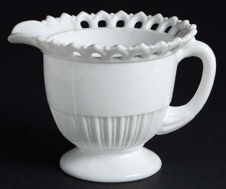 Randolph Milk Glass Large Creamer