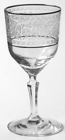Renaissance (Stem 6111, Platinum Trim) Cordial Glass