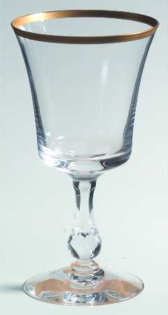 Richmond (Newer, Gold Trim, Stem 6097) Claret Wine