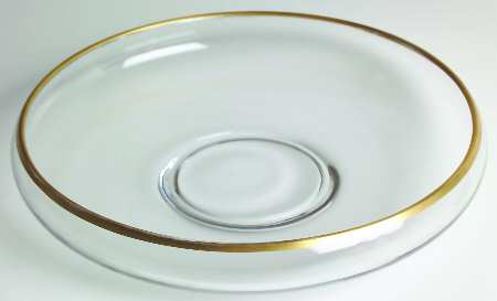 Richmond (Newer, Gold Trim, Stem 6097) 11" Lily Pond