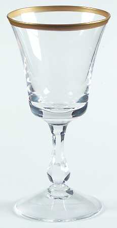 Richmond (Newer, Gold Trim, Stem 6097) Cordial Glass