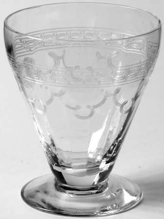 Richmond (Older, Etched, Stem 5082) 2 1/2 Oz Footed Tumbler