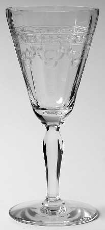 Richmond (Older, Etched, Stem 5082) Wine Glass