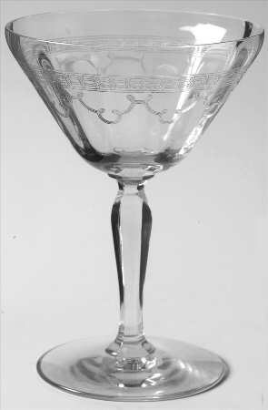 Richmond (Older, Etched, Stem 5082) Champagne/Tall Sherbet