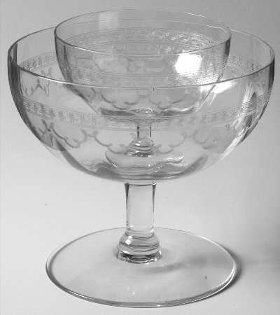 Richmond (Older, Etched, Stem 5082) Grapefruit and Liner